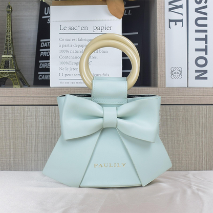 JULIANG Ribbon bag   Small Design Handbag Bow Knot Handbag