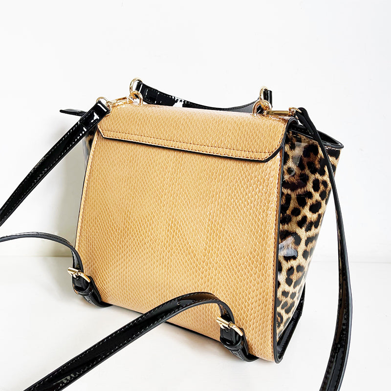 RUIWEI Leopard print handbag 43309  Handbag diagonal cross bag backpack