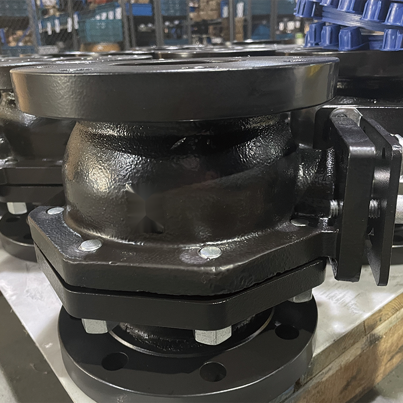 YONGYUAN Cast Iron 125# Floating Flanged Ball Valve 2''-10''  High temperature ball valve Corrosion-resistant flange butterfly valve