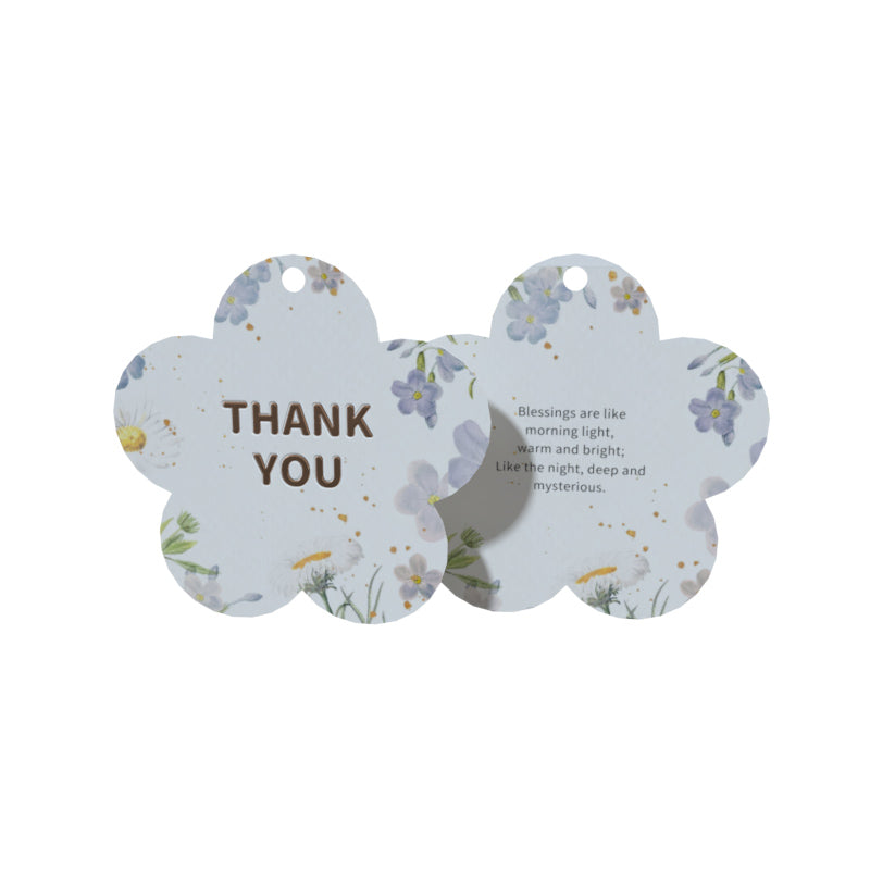 RANRAN Thank you card tags  Packaging decorative cards high appearance level