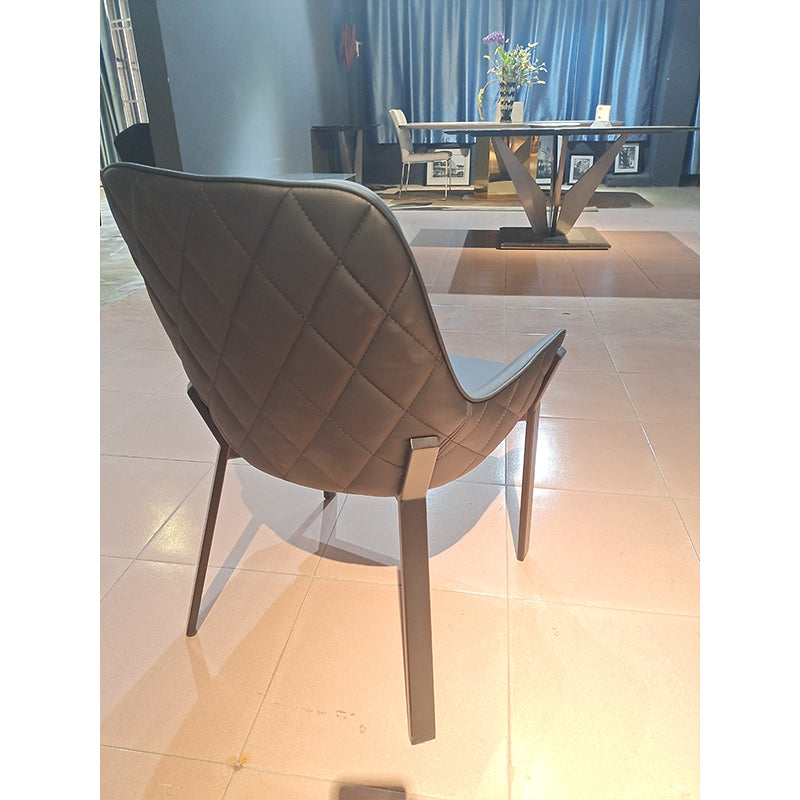 DINGCHUANG Dining chair TC-5130/size: 600*550*820  Minimalist comfortable leather art chair