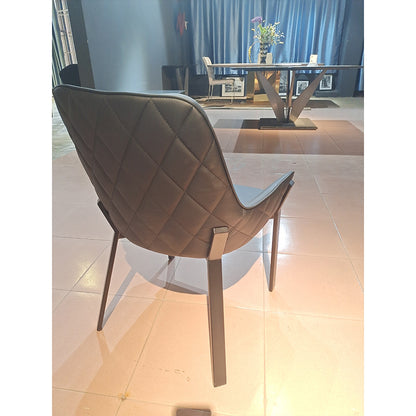 DINGCHUANG Dining chair TC-5130/size: 600*550*820  Minimalist comfortable leather art chair