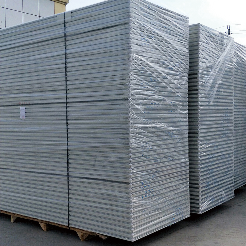 YIJING Double-layer glass magnesia color steel plate Hollow glass magnesium sandwich panel with various specifications of magnesium color steel plate