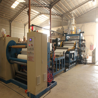 KEYING PVC film/sheet 3 Roll Calender Line  Precision hydraulic cutting machine for non-woven fabric production line,