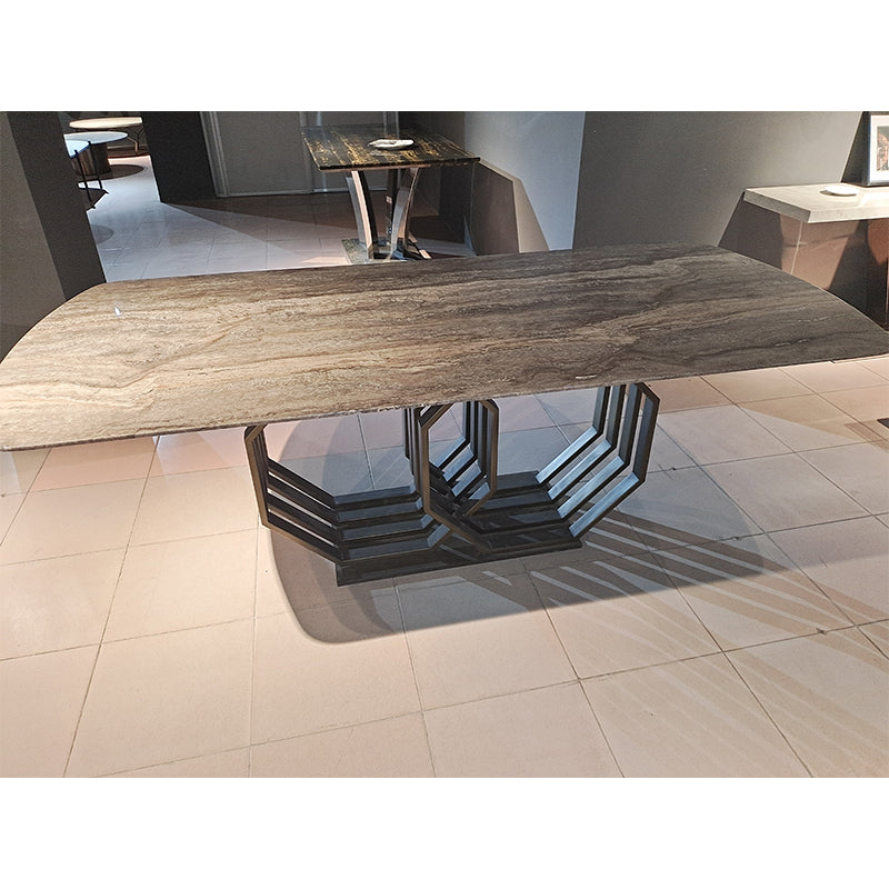 DINGCHUANG Dining table TC-8223/size: 2200*1000*750  Italian minimalist rock table, creative designer dining table