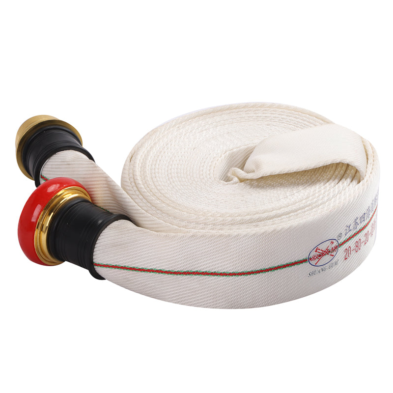 SIHAI Fire hose 20-80-25  Weave canvas pipe high temperature fire hose with valve