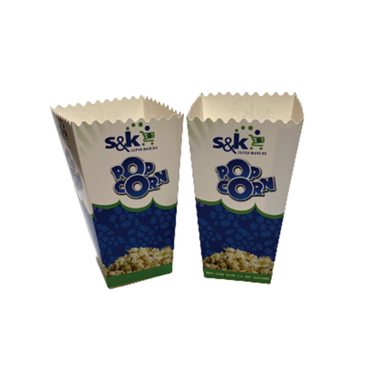 HAOXUAN Popcorn buckets  Disposable food paper box, disposable popcorn packaging box