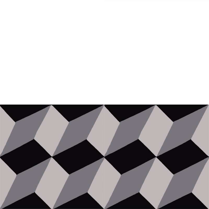 BENJIEMING rock-colored cultured stone 3009-2  Bathroom tile black and white lattice floor tile and wall tile