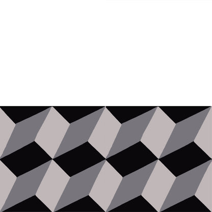 BENJIEMING rock-colored cultured stone 3009-2  Bathroom tile black and white lattice floor tile and wall tile