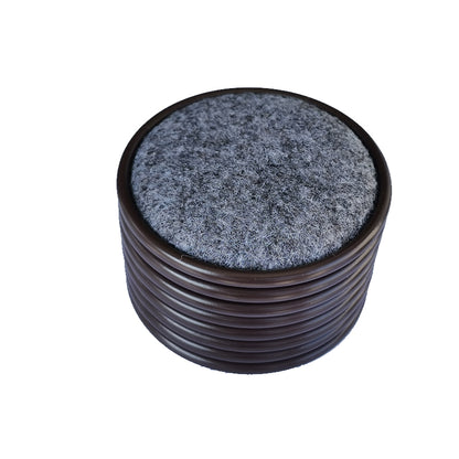 GUOXINGDA Round aluminium felt pad 2-1/4"ID  Anti slip and shock-absorbing felt pad, soundproof and buffering felt pad