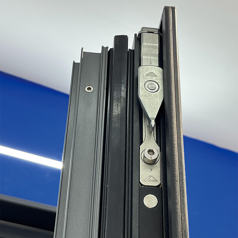 ZHONGPEI Aluminum alloy system window 80 series opening inside  Customized broken bridge aluminum alloy doors and windows, horizontally opened soundproof glass windows