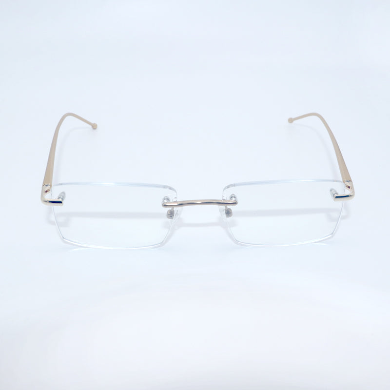 HONGSHENG Presbyopia anti-blue light men's new stylish rimless design ultra-light 2312  Fashion HD