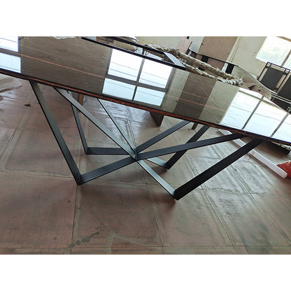 DINGCHUANG Dining table TC-8174/size: 2200*1000*760 Modern simple home dining table, multi-functional marble dining table