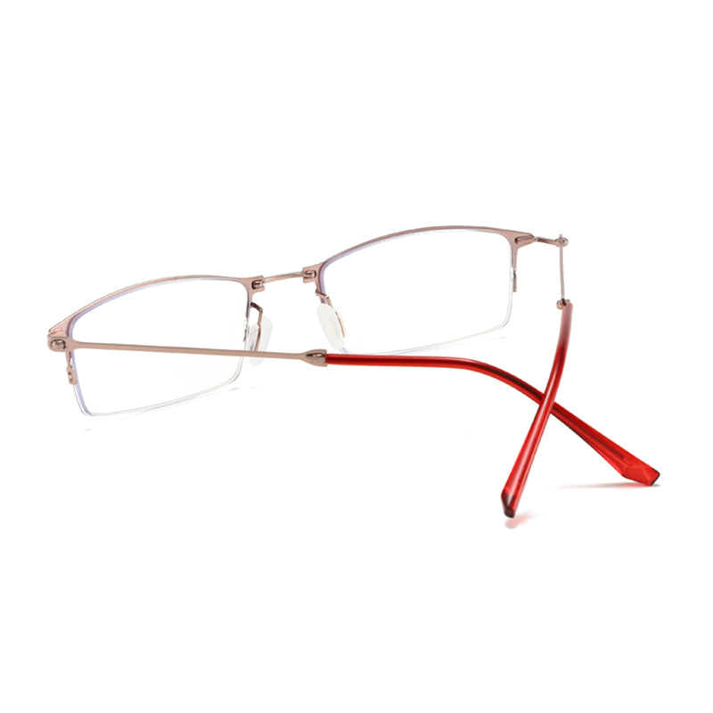 HONGSHENG Presbyopia new folding anti-blue light men and women with the same half frame ultra-light portable 2307  复古