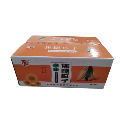 LIANHE Axu - caramel melon seeds    Snack caramel sunflower seed powder weighing affordable caramel flavored melon seeds