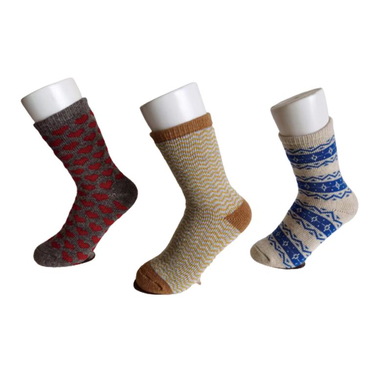 XINHE Wool jacquard women's socks