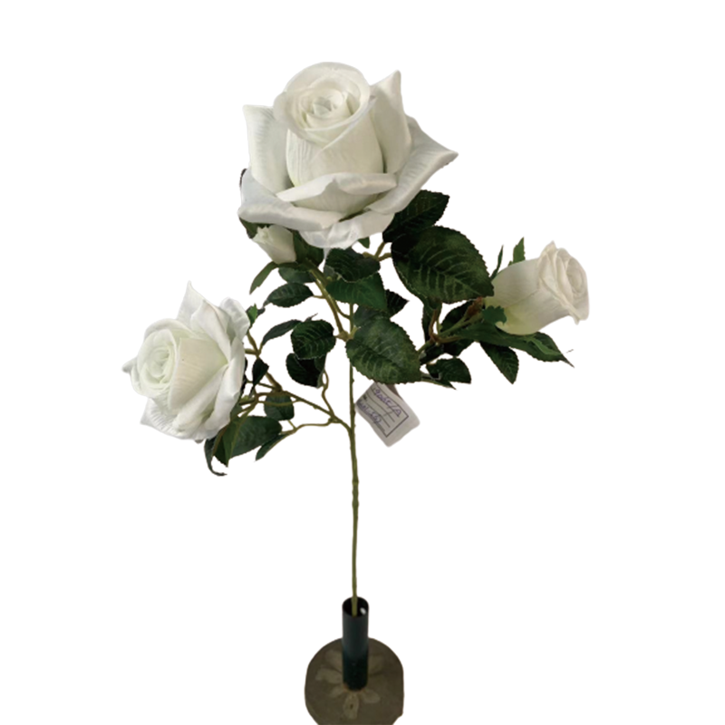 TIANMEIHUAYI #19065/A Single 3-head Scroll Roses