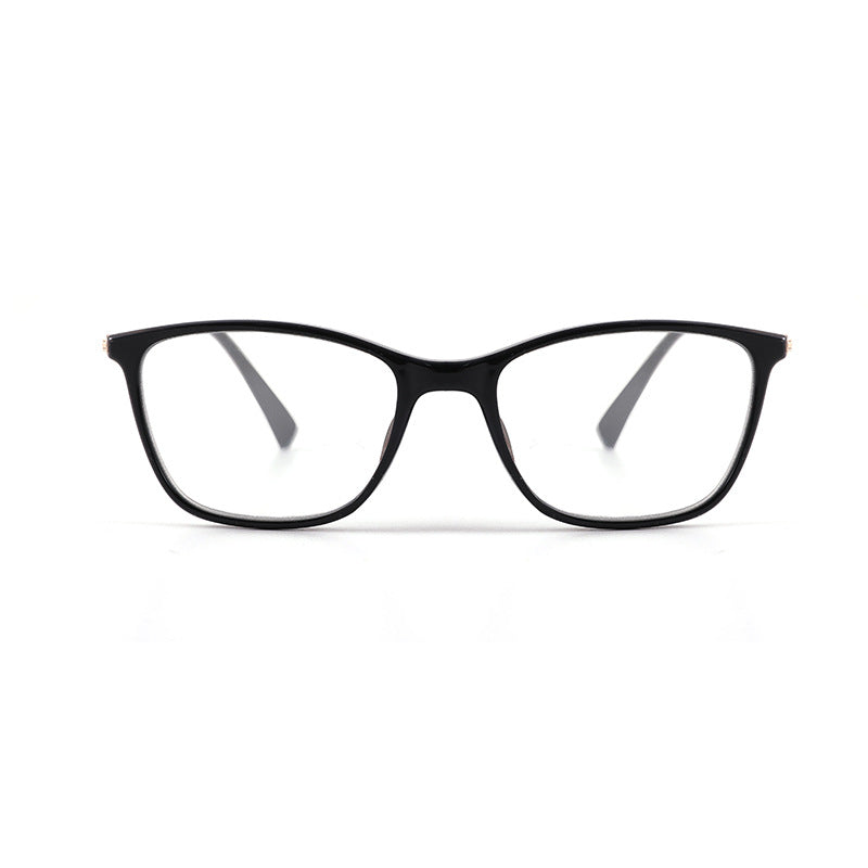 HONGSHENG Presbyopia glasses TR90 anti-blue light 24 fashion new men and women with the same paragraph ultra-light 1801  Hd portable retro art Day system