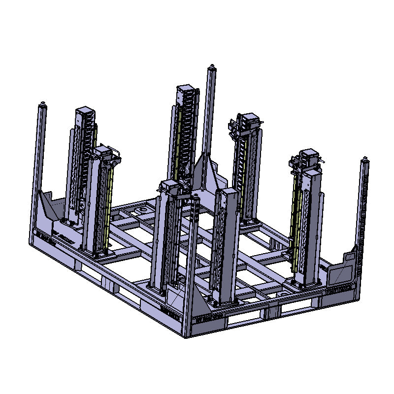 FUCHUANG Automatic glass loading and unloading racks (for robots)