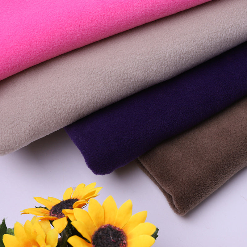FENGRAN polyester shaker fleece   Doll plush fabric Winter warm fabric