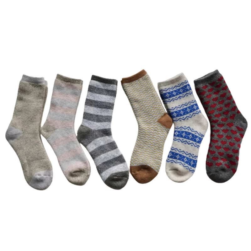 XINHE Wool jacquard women's socks