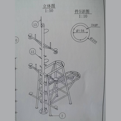 ZHONGHUAI Radar mast