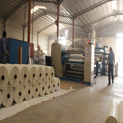 KEYING PVC film/sheet 3 Roll Calender Line  Precision hydraulic cutting machine for non-woven fabric production line,