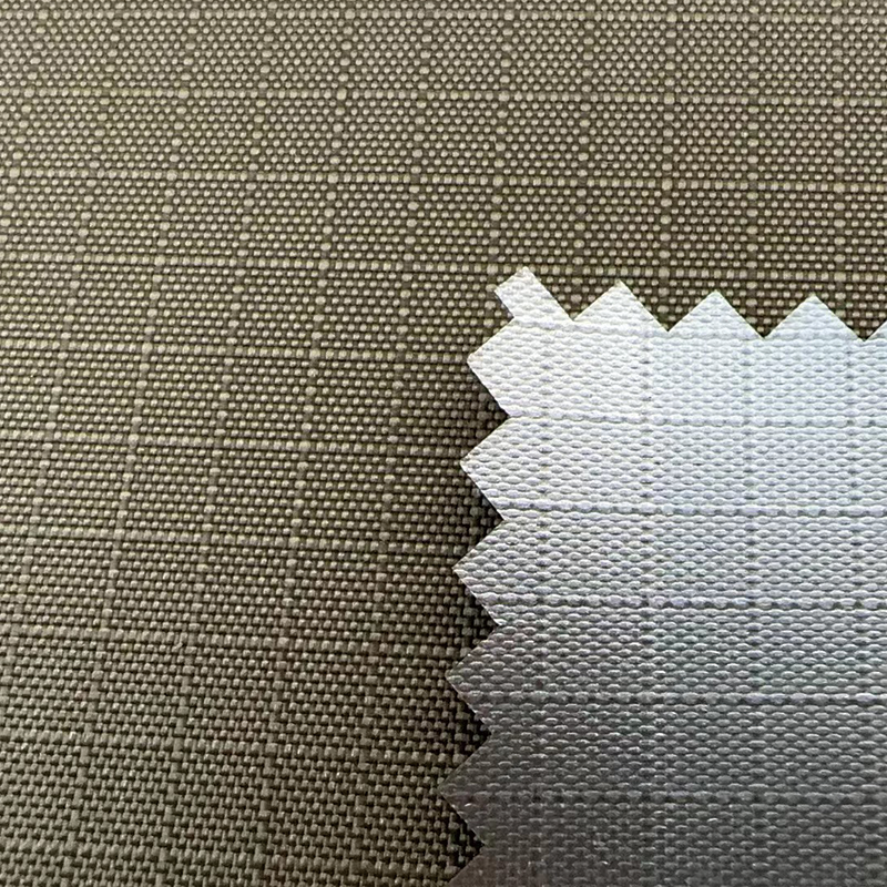 ZHENHAI Oxford cloth 5 dg WR PU5000MM UV50 + silver coated 200D   Waterproof thickened fabric, wear-resistant canvas fabric, outdoor camping water blocking fabric