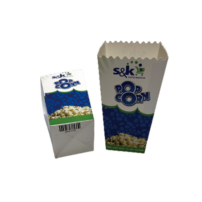 HAOXUAN Popcorn buckets  Disposable food paper box, disposable popcorn packaging box