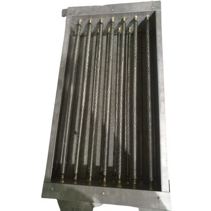 DESHENGTAI Hot air frame heater fan fin heating tube