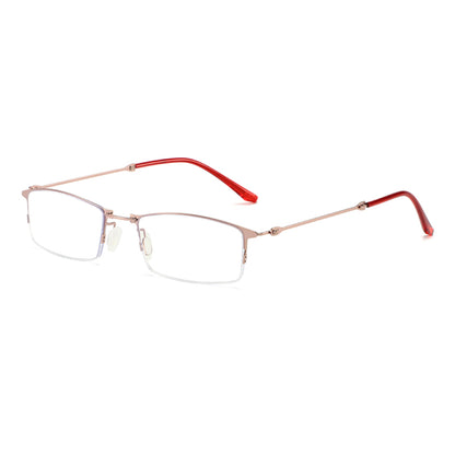 HONGSHENG Presbyopia new folding anti-blue light men and women with the same half frame ultra-light portable 2307  复古