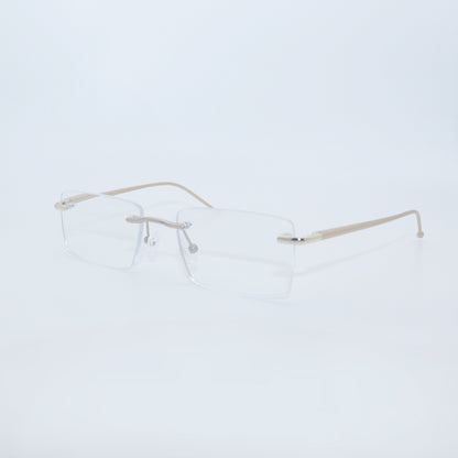 HONGSHENG Presbyopia anti-blue light men's new stylish rimless design ultra-light 2312  Fashion HD