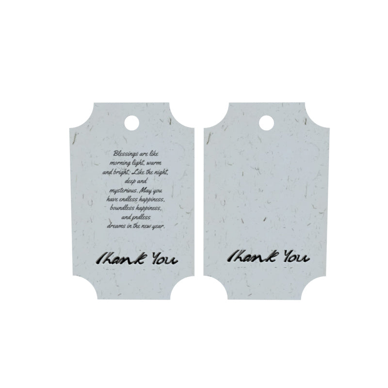 RANRAN English Hangtags  Tag tag can be customized