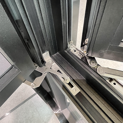 ZHONGPEI Aluminum alloy system window 110 double inward opening series Broken bridge aluminum doors and windows, soundproof glass windows, balcony rooms, sealed windows