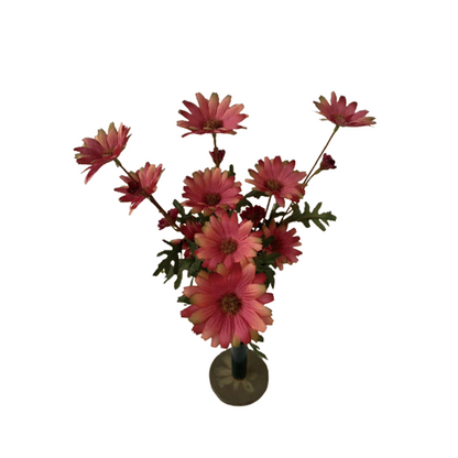 TIANMEIHUAYI #A-785M3T Single Branch 4 Bichrysanthemums (fall color; 10 large flowers, 4 medium flowers, 10 lin)