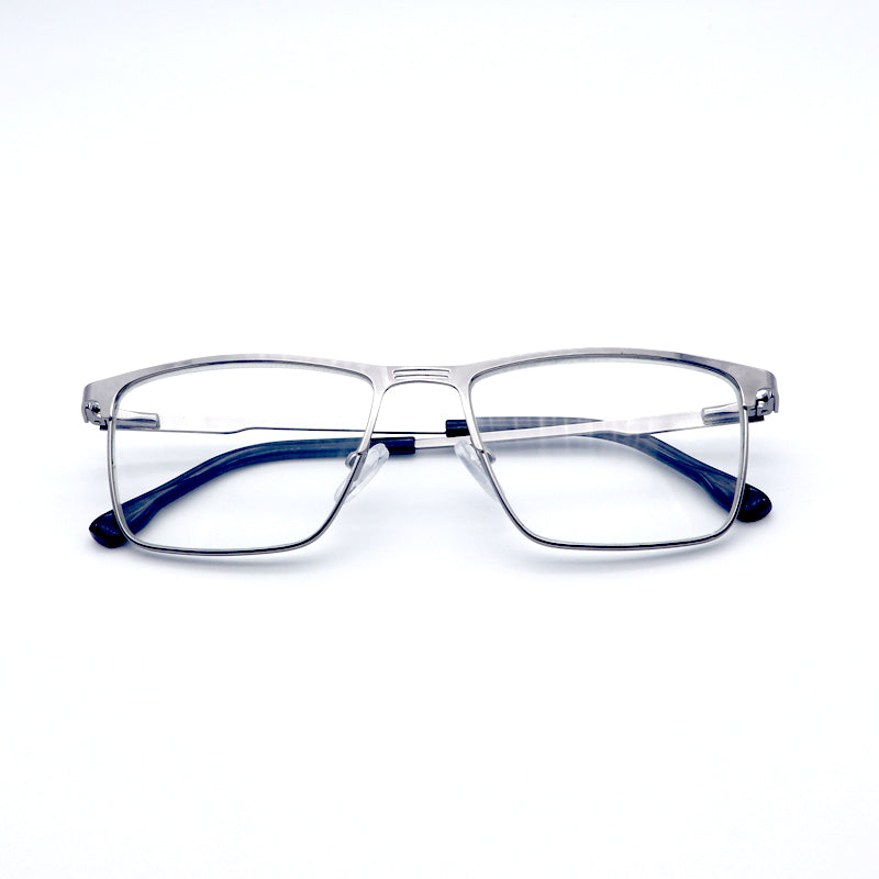 HONGSHENG Presbyopia anti-blue light new men's super stainless steel large frame spring temples 2311   Hd portable