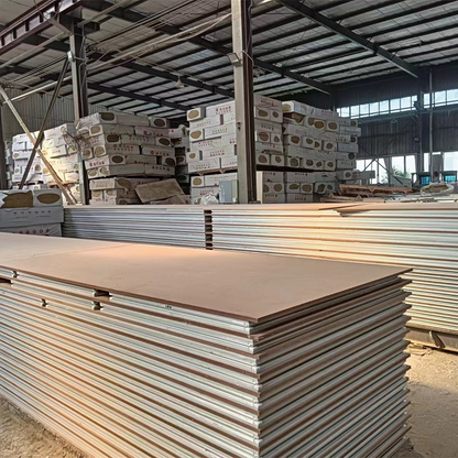 YIJING Double-layer glass magnesia color steel plate Hollow glass magnesium sandwich panel with various specifications of magnesium color steel plate