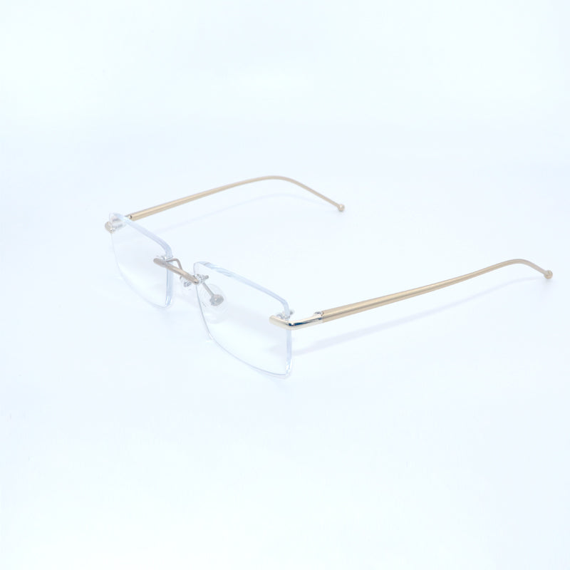 HONGSHENG Presbyopia anti-blue light men's new stylish rimless design ultra-light 2312  Fashion HD