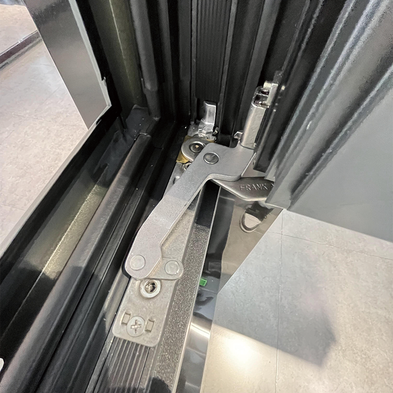 ZHONGPEI Aluminum alloy system window 80 series opening inside  Customized broken bridge aluminum alloy doors and windows, horizontally opened soundproof glass windows