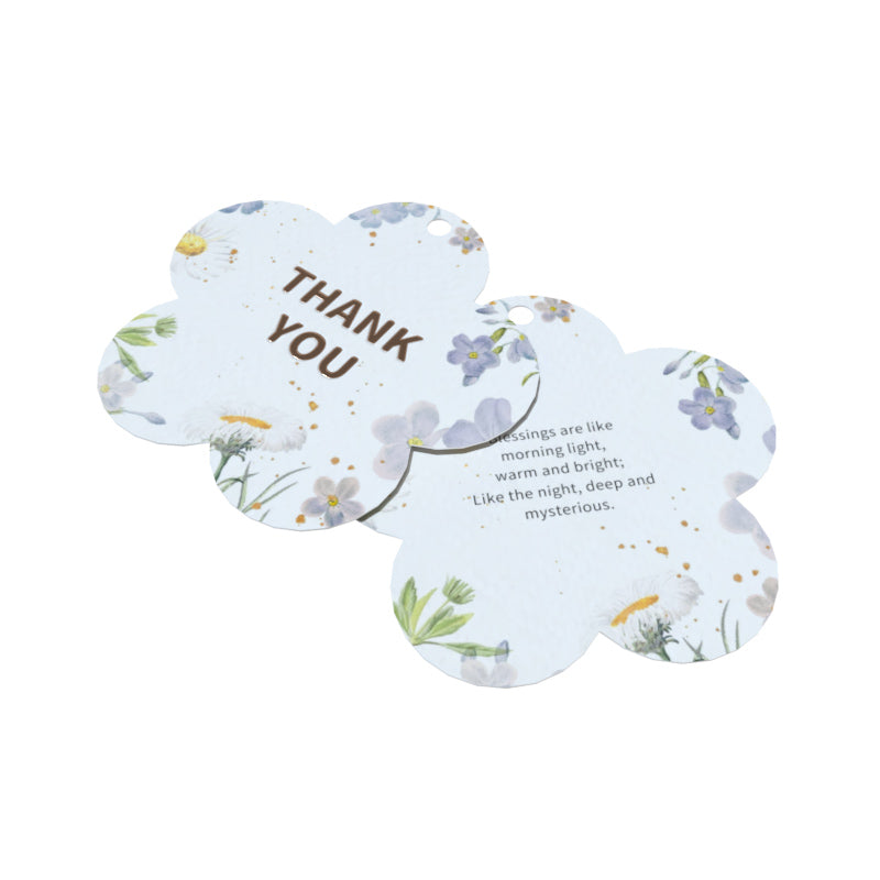 RANRAN Thank you card tags  Packaging decorative cards high appearance level