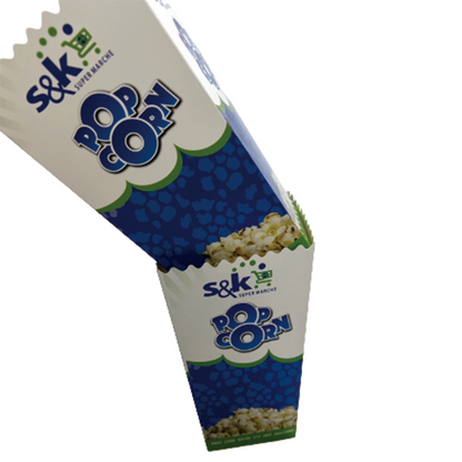 HAOXUAN Popcorn buckets  Disposable food paper box, disposable popcorn packaging box