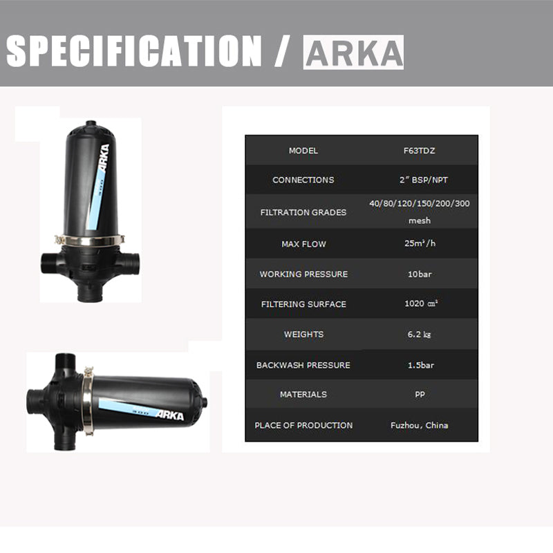 AERSAISI T Type Automatic Disc Filter