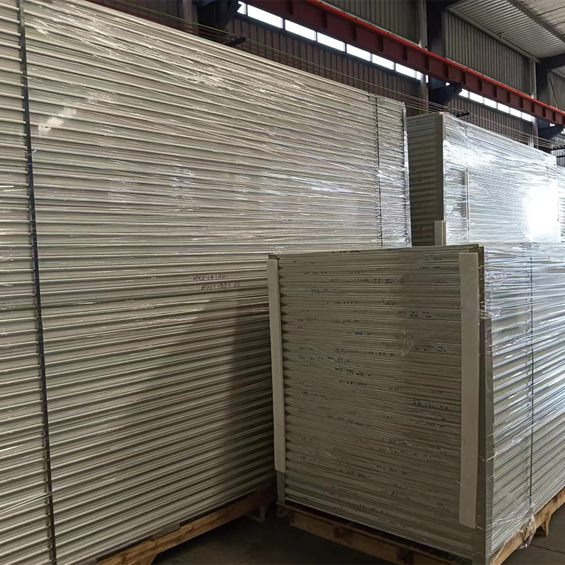 YIJING Handmade pure rock wool color steel plate   Customized rock wool purification board with stainless steel sandwich purification board