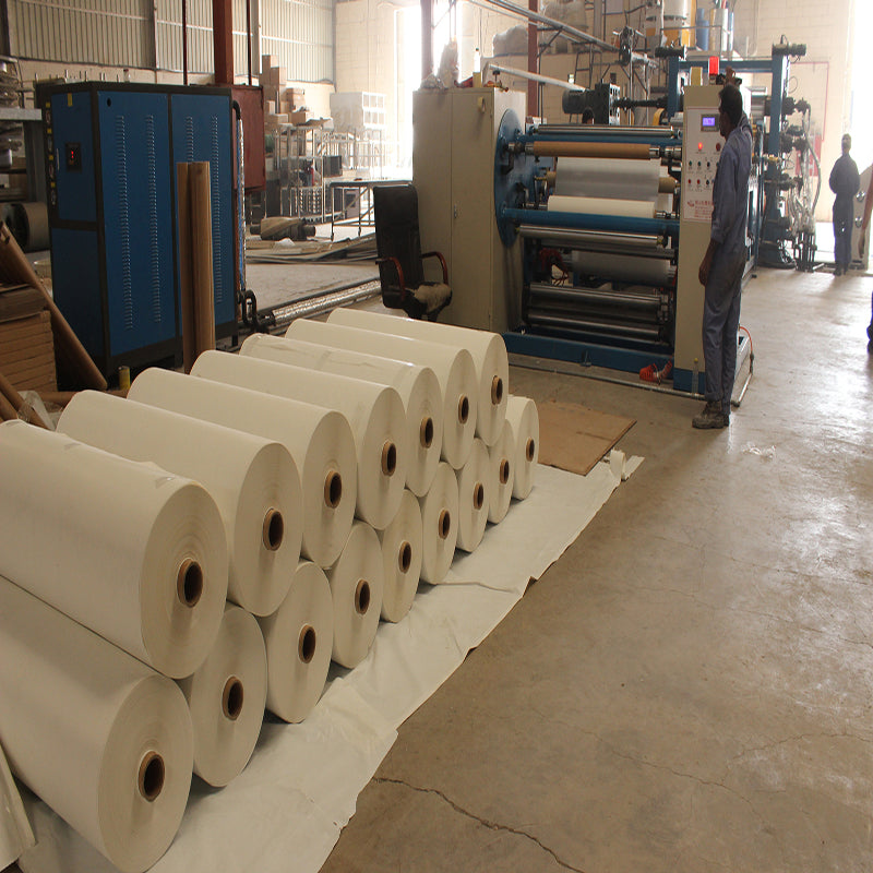 KEYING PVC film/sheet 3 Roll Calender Line  Precision hydraulic cutting machine for non-woven fabric production line,