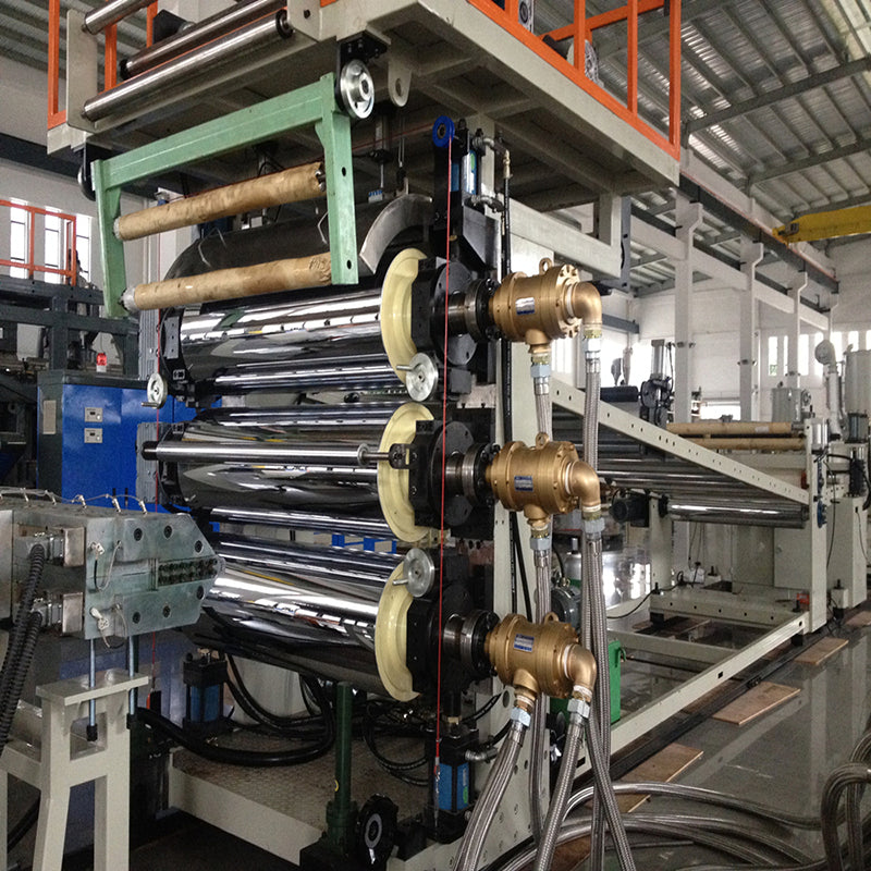 KEYING Plastic Sheet Extrusion Line  Precision hydraulic cutting machine
