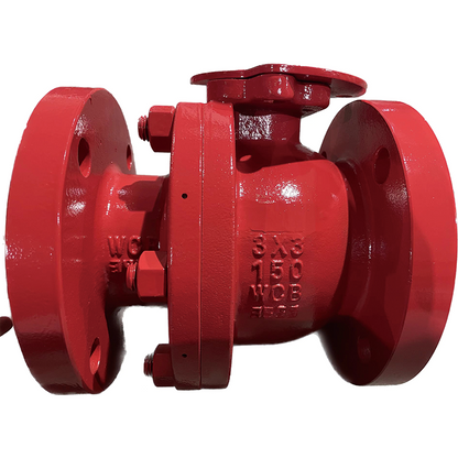 YONGYUAN Carbon Steel Floating Flanged Ball Valve 1''-8'' 150# 300# 600#  Cast steel PTFE lined ball valve Manual PTFE lined ball valve
