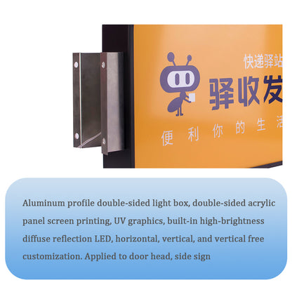 GANGFENG Wall-mounted double-sided light box