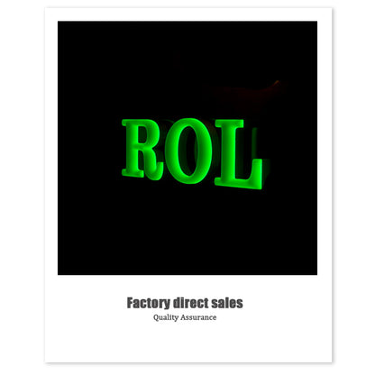 GANGFENG Acrylic embossed luminous lettering