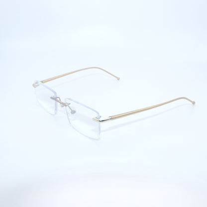 HONGSHENG Presbyopia anti-blue light men's new stylish rimless design ultra-light 2312  Fashion HD