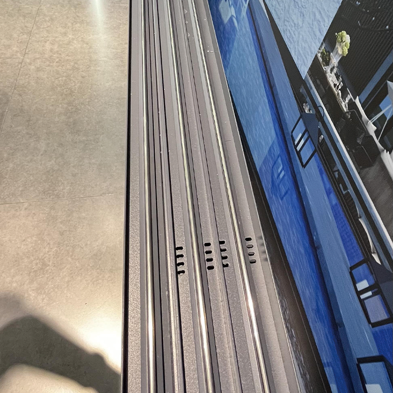 ZHONGPEI Aluminum alloy system window 110 three-track push-pull  Broken bridge aluminum doors and windows, soundproof glass windows, balcony rooms, sealed windows